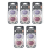 Tommee Tippee NightGlow Dummy 0-6 Months Multi 2 Pack Bundle of 5