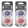 Tommee Tippee NightGlow Dummy 6-18 Months Multi 2 Pack Bundle of 2