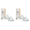 Tommee Tippee Natural Start Deep Latch Teats Extra Slow Flow 0m+ 2 Bundle of 2
