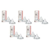 Tommee Tippee Natural Start Deep Latch Teats Slow Flow 0m+ 2 Pack Bundle of 5