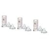 Tommee Tippee Natural Start Deep Latch Teats Medium Flow 3m+ 2 Pack Bundle of 3