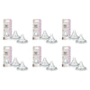 Tommee Tippee Natural Start Deep Latch Teats Medium Flow 3m+ 2 Pack Bundle of 6
