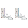 Tommee Tippee Natural Start Deep Latch Teats Fast Flow 6m+ 2 Pack Bundle of 2