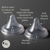 Tommee Tippee Natural Start Deep Latch Teats Fast Flow 6m+ 2 Pack