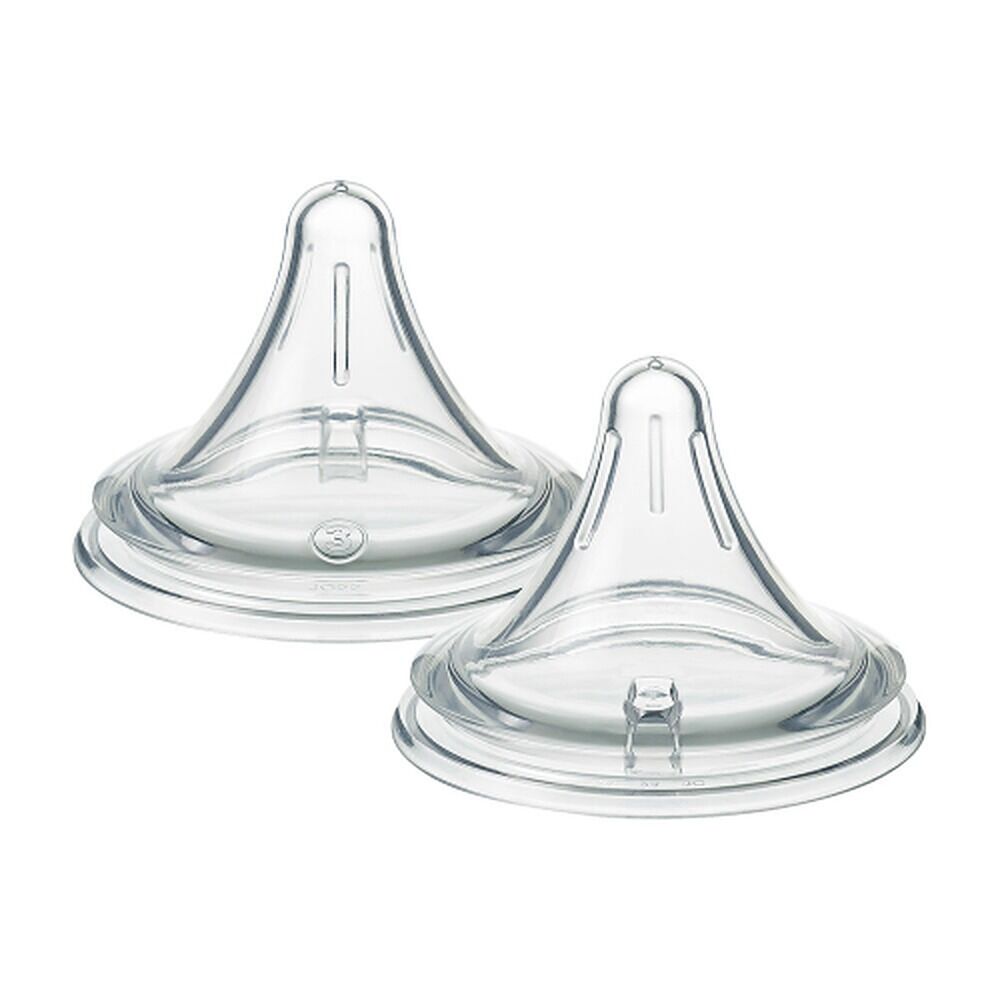 Tommee Tippee Natural Start Deep Latch Teats Fast Flow 6m+ 2 Pack