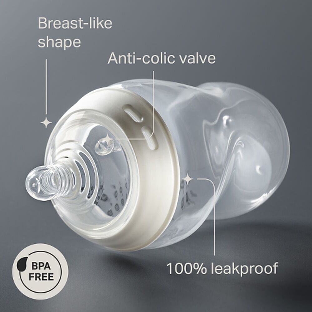Tommee Tippee Natural Start Anti-Colic Bottle Slow Flow 2 Pack 60mL