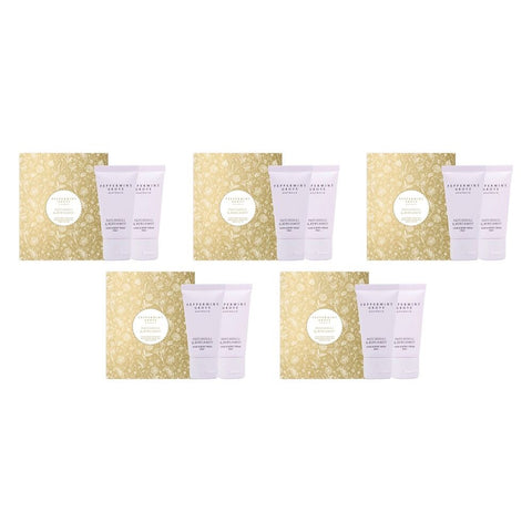 Peppermint Grove Patchouli & Bergamot Hand Wash & Cream Travel Duo Pack of 5