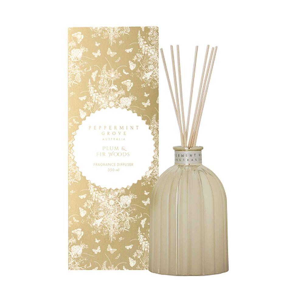 Peppermint Grove Plum & Fir Woods Large Fragrance Diffuser 350mL