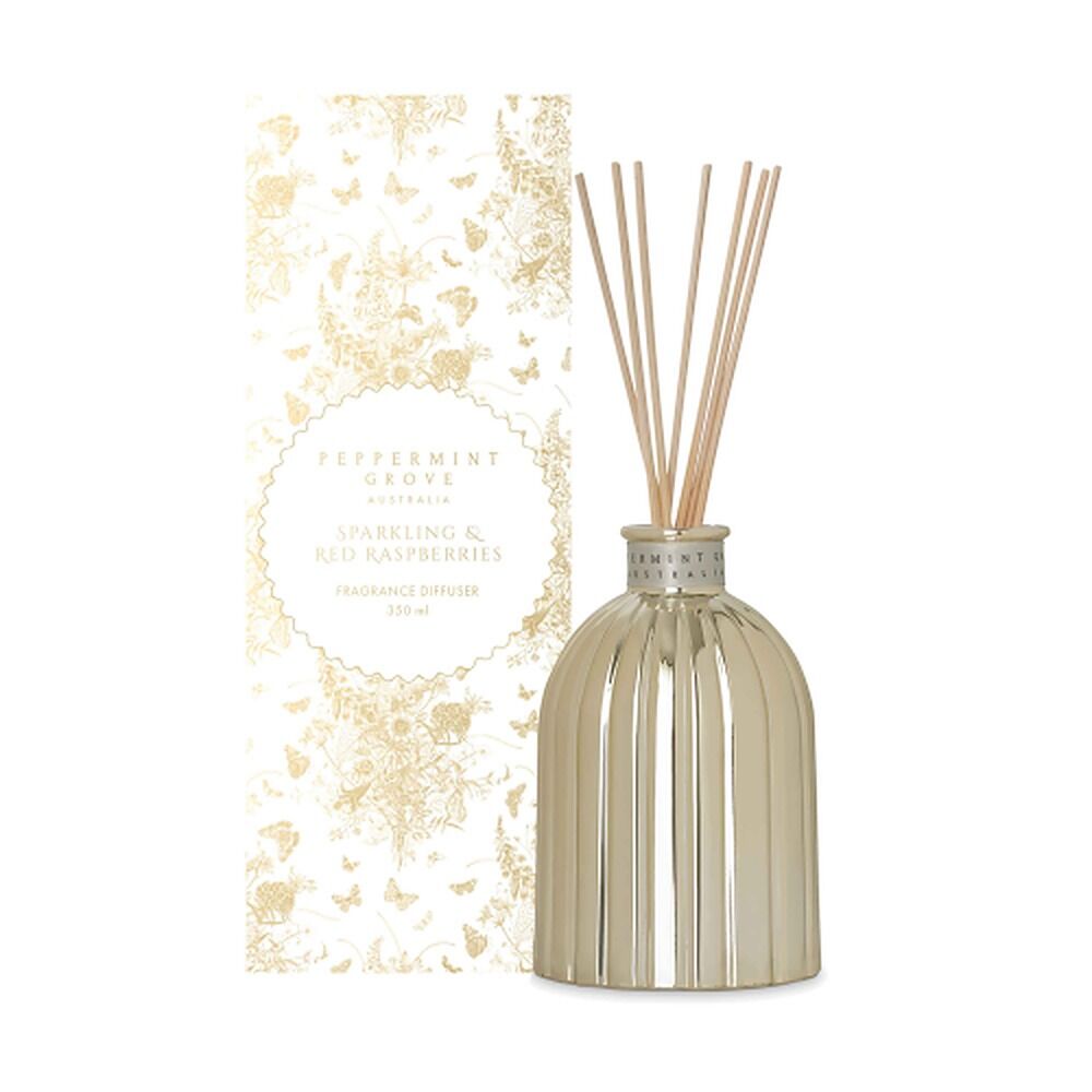 Peppermint Grove Sparkling & Red Raspberries Large Fragrance Diffuser 350mL