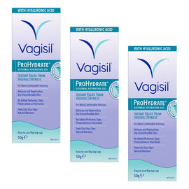 Vagisil ProHydrate External Hydrating Gel 50g x 3 Bundle of 3