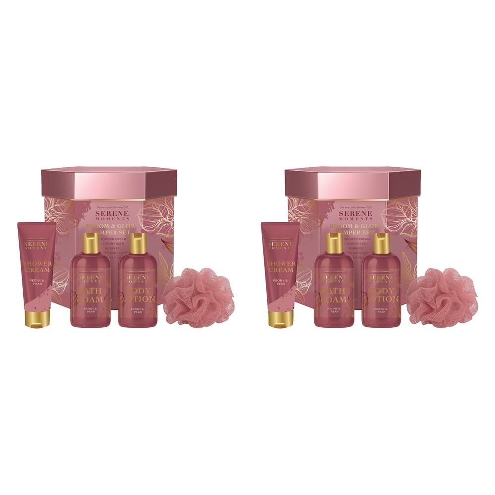 Serene Moments Bloom & Glow Pamper 4 Piece Set Pack of 2