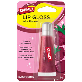 Carmex Shimmer Lip Gloss Raspberry 10g x 12
