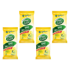 Dettol Pine O Cleen Disinfectant Wipes Lemon Lime 60 Pack Bundle of 4