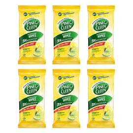 Dettol Pine O Cleen Disinfectant Wipes Lemon Lime 60 Pack Bundle of 6