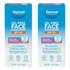 Dermal Therapy Oil Free Face Sunscreen SPF 50+ 50mL Pack of 2