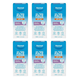 Dermal Therapy Oil Free Face Sunscreen SPF 50+ 50mL Pack of 6