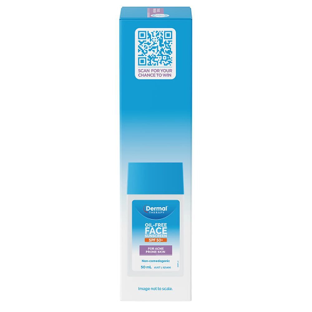 Dermal Therapy Oil Free Face Sunscreen SPF 50+ 50mL