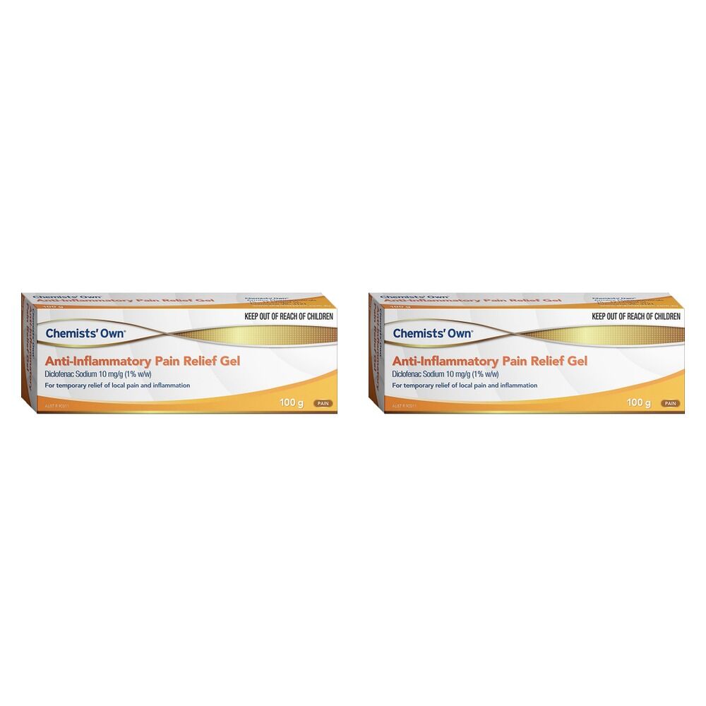 Chemists' Own Anti-Inflammatory Pain Relief Gel, 100g Pack of 2