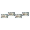 4711 Floral Collection 4 Piece Set Pack of 4
