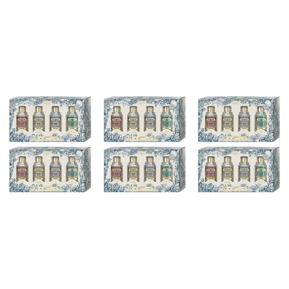 4711 Floral Collection 4 Piece Set Pack of 6