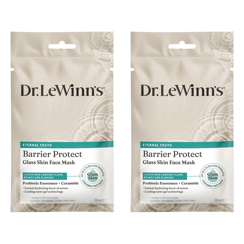 Dr. LeWinn's Barrier Protect Glass Skin Face Mask x 10 Bundle of 2