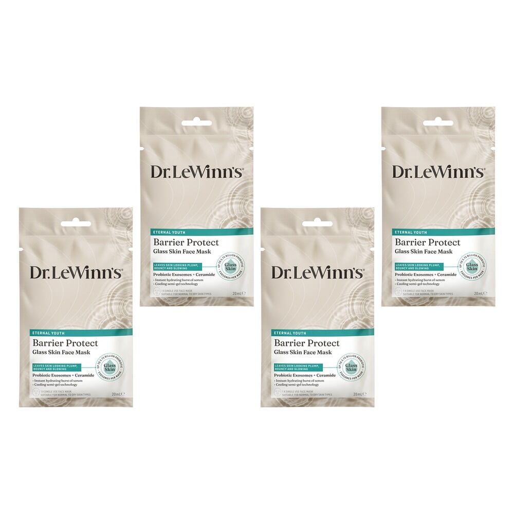 Dr. LeWinn's Barrier Protect Glass Skin Face Mask x 10 Bundle of 4