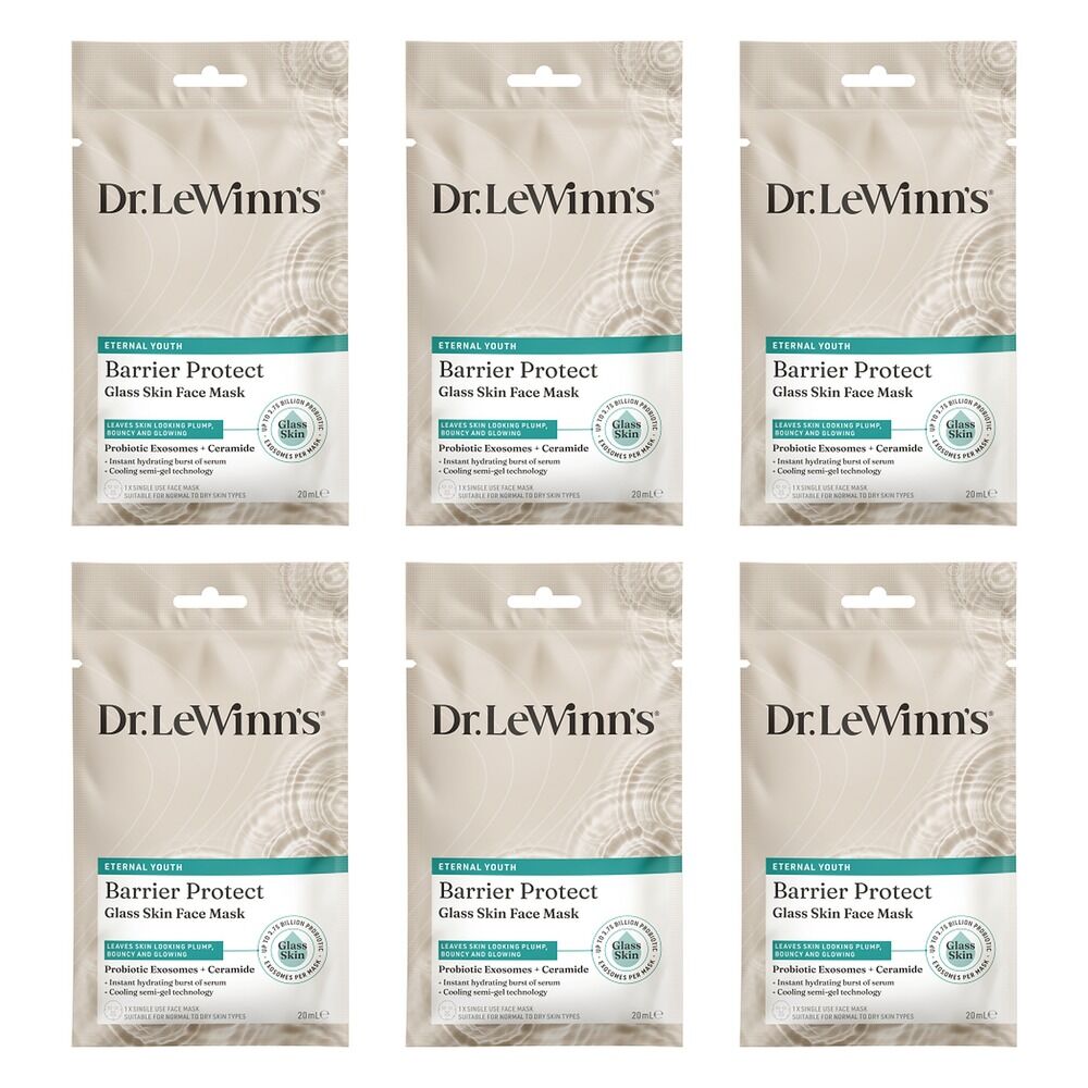 Dr. LeWinn's Barrier Protect Glass Skin Face Mask x 10 Bundle of 6