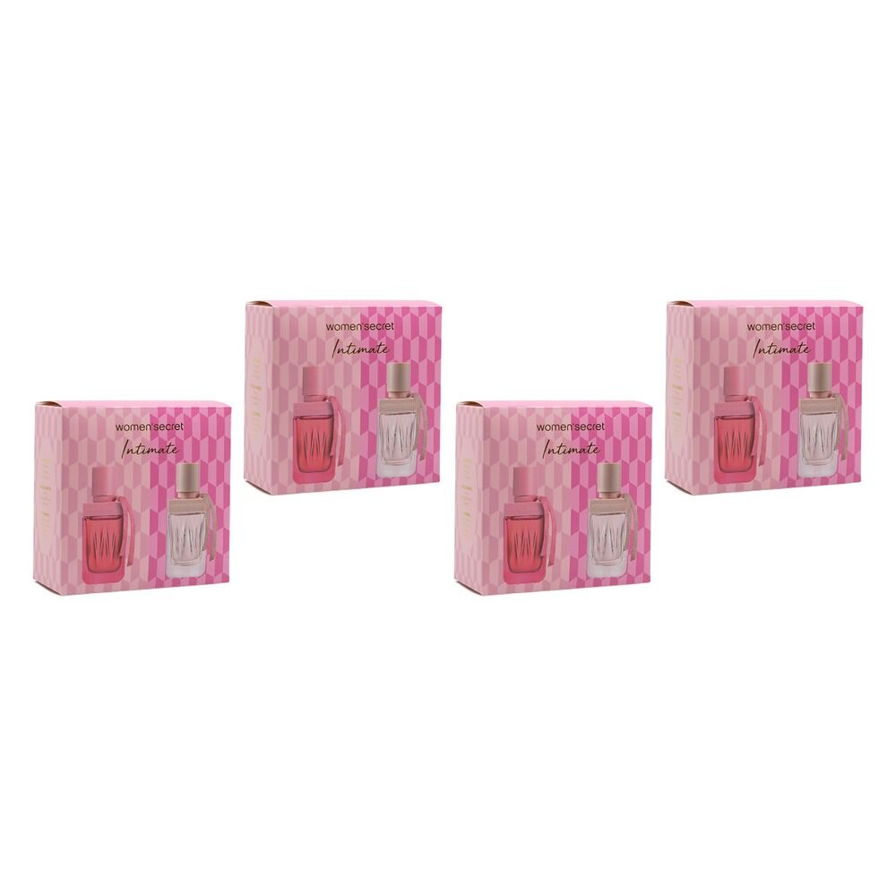 women'secret Intimate Mini Set (Intimate 50mL, Delight 50mL) 2 Piece Pack of 4