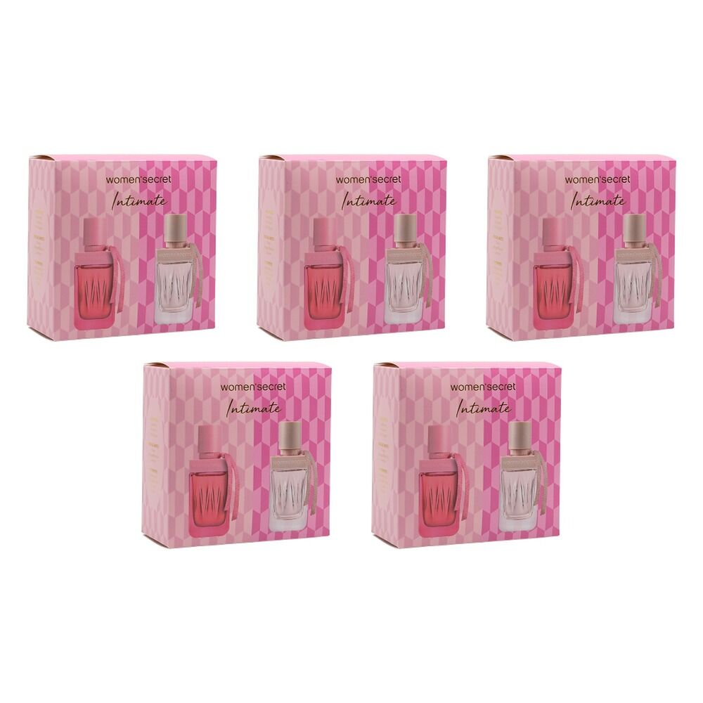 women'secret Intimate Mini Set (Intimate 50mL, Delight 50mL) 2 Piece Pack of 5