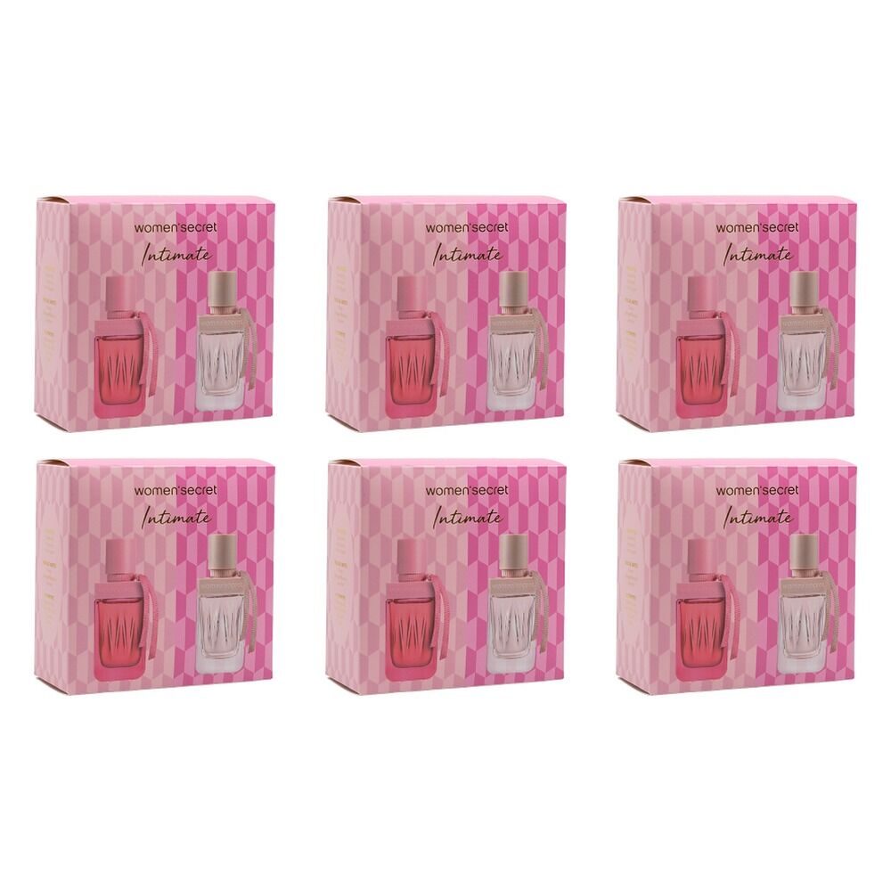 women'secret Intimate Mini Set (Intimate 50mL, Delight 50mL) 2 Piece Pack of 6