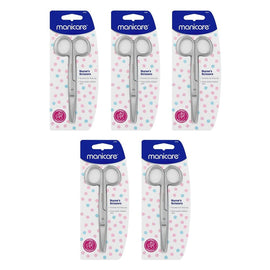 Manicare Nurse's Scissors Blunt/Sharp Tips Pack of 5