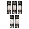 Glam by Manicare Press On Nails Medium Almond Fashion 24 Pack Bundle of 5