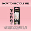 Glam by Manicare Press On Nails Medium Almond Fashion 24 Pack