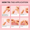 Glam by Manicare Glam Ready Pre-Glued Nails Rose Petal Jelly 30 Pack