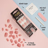 Glam by Manicare Glam Ready Pre-Glued Nails Rose Petal Jelly 30 Pack