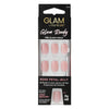 Glam by Manicare Glam Ready Pre-Glued Nails Rose Petal Jelly 30 Pack