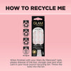 Glam by Manicare Press On Nails Short Square French Pink 24 Pack