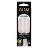 Glam by Manicare Press On Nails Short Square French Pink 24 Pack