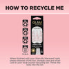 Glam by Manicare Press On Nails Medium Square French Pink 24 Pack