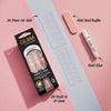 Glam by Manicare Press On Nails Medium Square French Pink 24 Pack