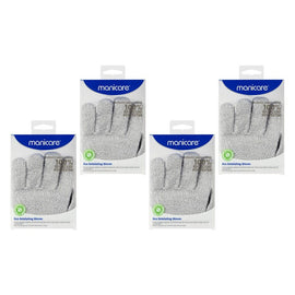 Manicare Eco Exfoliating Gloves Recycled Polyester Pack of 4