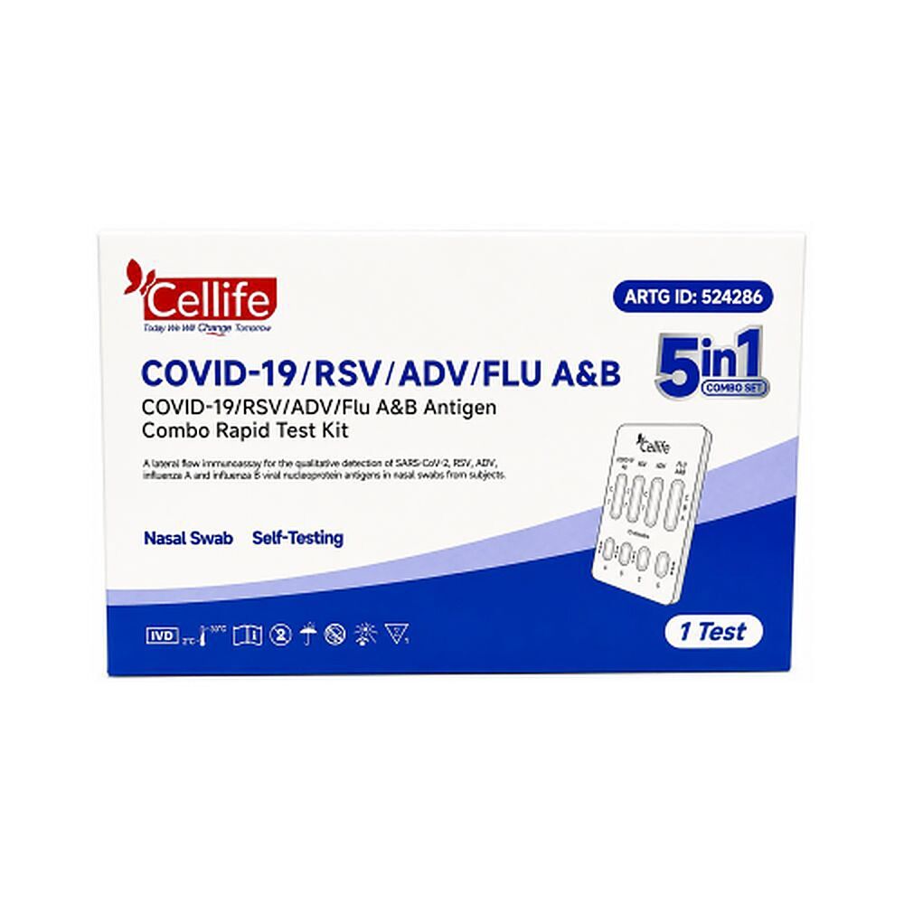 Fanttest Cellife Covid-19/RSV/ADV/Flu A&B Nasal Test