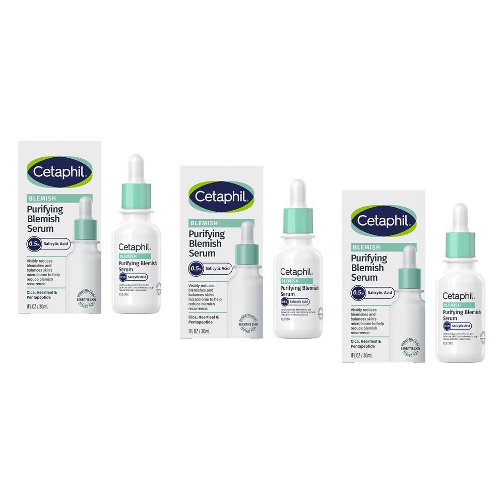 Cetaphil Purifying Blemish Serum 30mL Pack of 3