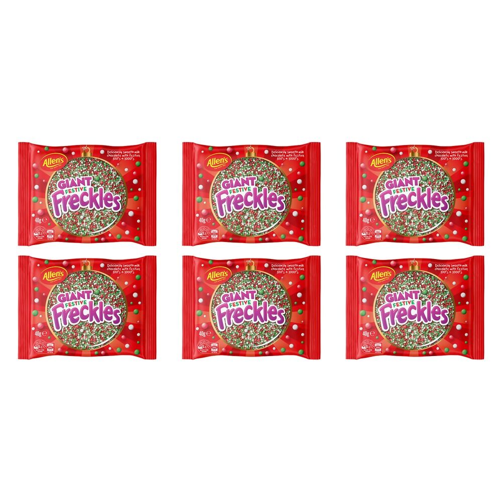 Nestle Allen's Giant Freckles 40g Pack of 6
