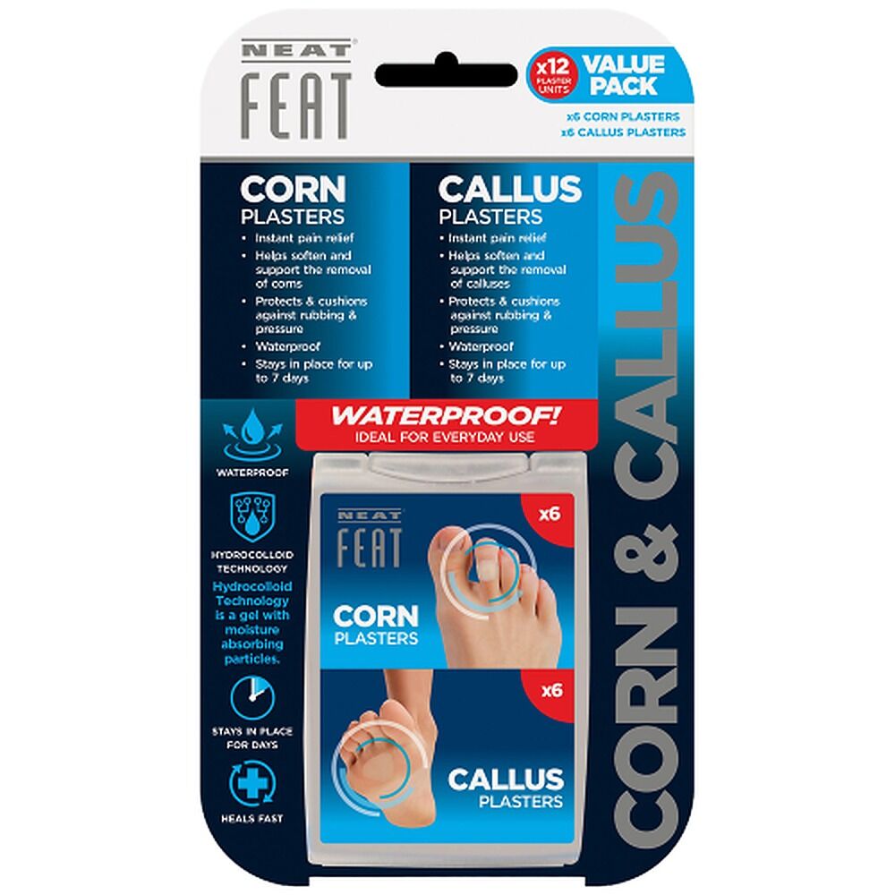 Neat Feat Corn & Callus Plasters 12 Pack
