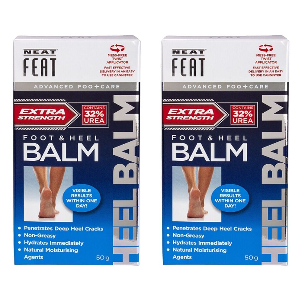 Neat Feat Heel Balm Extra Strength 50g Pack of 2