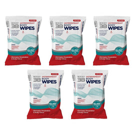 Neat Feat 3B Antiperspirant Body Wipes Pack of 5