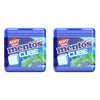 Mentos Cube Ice Mint Sugar Free Chewing Gum Bottle 46g x 4 Bundle of 2