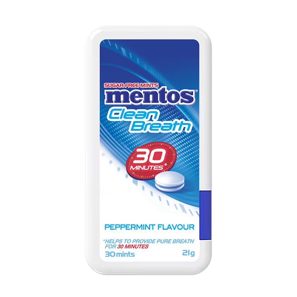 Mentos Clean Breath Spearmint 21g x 12