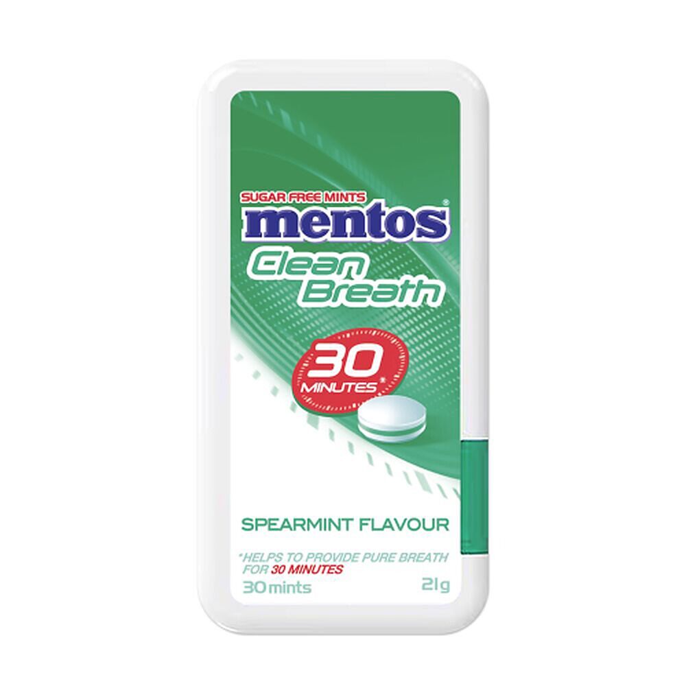Mentos Clean Breath Spearmint 21g
